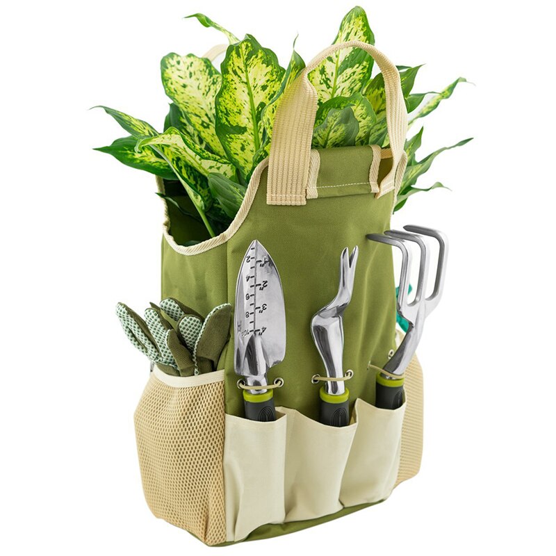Gardening Tool Tote Storage Bag Outdoor Multi Pocket Garden Tool Kit Holder Bag Yard Plant Tool Carrier Bag Pouches For Garden