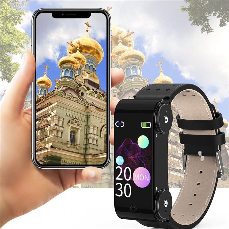 Lsmartlife L890 Smartwatch - 1.14" Color LCD - Heart Rate & Blood Pressure Tracker - Bluetooth 5.0 - Includes Wireless Earbuds