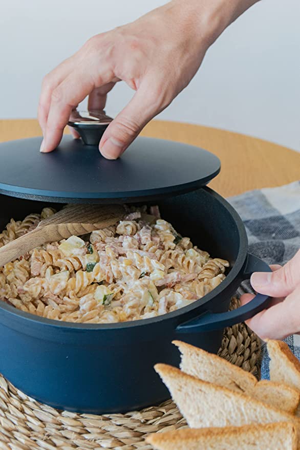 Mellerware-high pot cast aluminum Cuking! 24cm | Full Induction | Non-stick resistant pan | Suitable for all types of kitchens: Induction, oven | Free PFOA and PTFE | Red