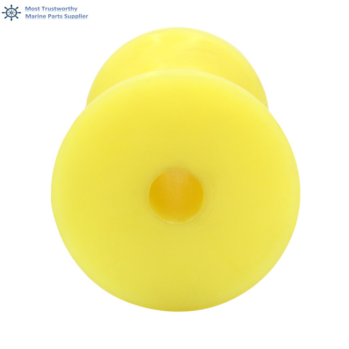 Boat Trailer Amber/Yellow Poly Spool Roller 5"/Towing Boat Trailer Bow Roller 87166 | 5 Inch Amber Poly