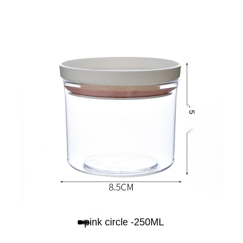 Sealed Cans Moisture-proof Storage Food-grade Grain Boxes Plastic Transparent Bottles Rice Container Smell Proof Kitchen Jars
