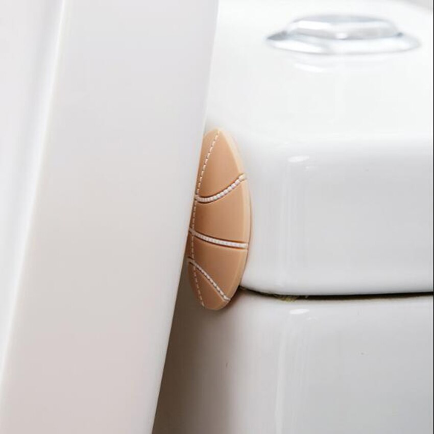 1 pc ronde siliconen muur deur crash pad deurgreep dempingsstopper schok- en geluidsdempers pad muur vloer decoratieve sticker