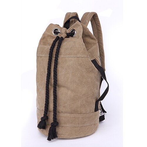 Snap tours bolsa de viaje de lona de dos tamaños para hombre, gran capacidad, bolsa de fin de semana para hombre, Mochila deportiva grande, equipaje de mano: KHAKI-BIG