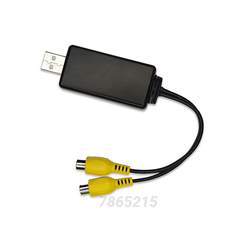 Câble RCA de ligne de sortie vidéo Usb, pour autoradio, lecteur multimédia, écran d'appui-tête, adaptateur HD USB vers RCA