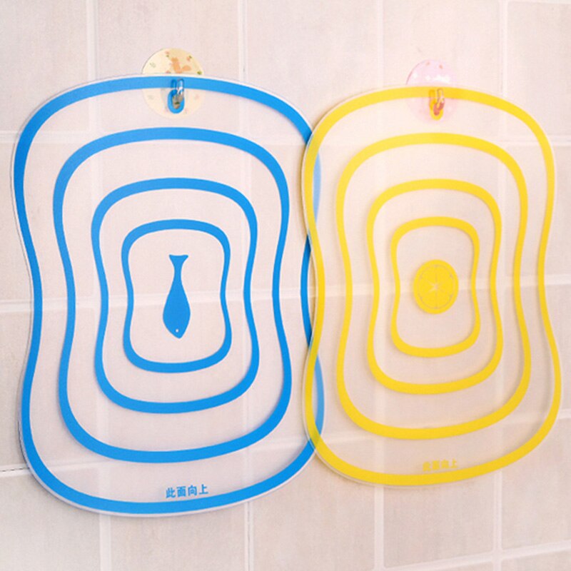 Kitchen Chopping Blocks Tool Flexible Transparent Chopping Block PP Classification Fruit Vegetable Cutting Board Chopping