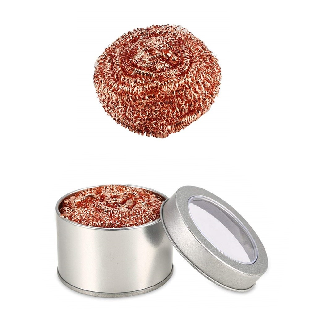 Soudure de fil métallique, dessoudage de soudure, pointe de fer à souder, nettoyeur de saleté, nettoyage de boule d'acier, maille de filtre, étain enlever