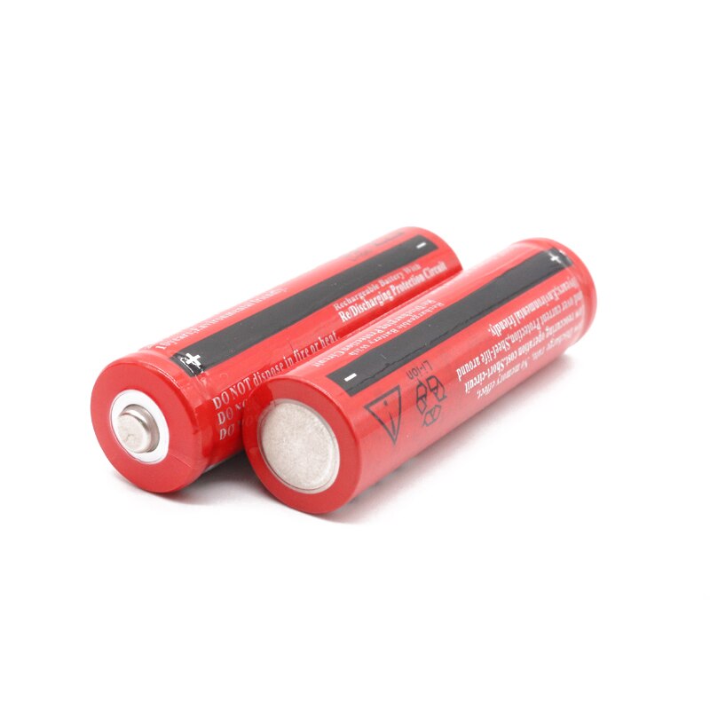 18650 Li-ion Oplaadbare 3.7 V Volt 4200mAh BRC 18650 Rechargeable Battery For Power Bank Torch Flashlight +