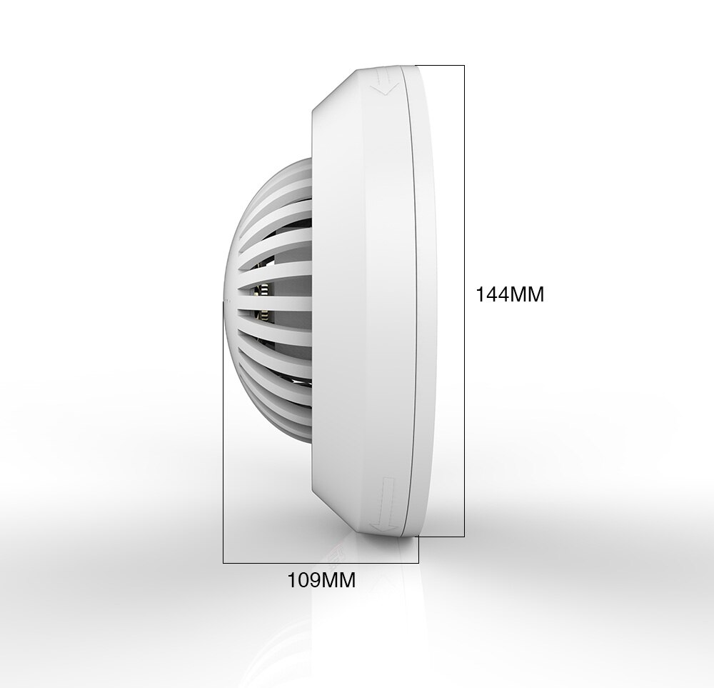 Kerui høyfølsom røykbranndetektor/sensor for boligalarmsystem brannalarmsystem røyksensor
