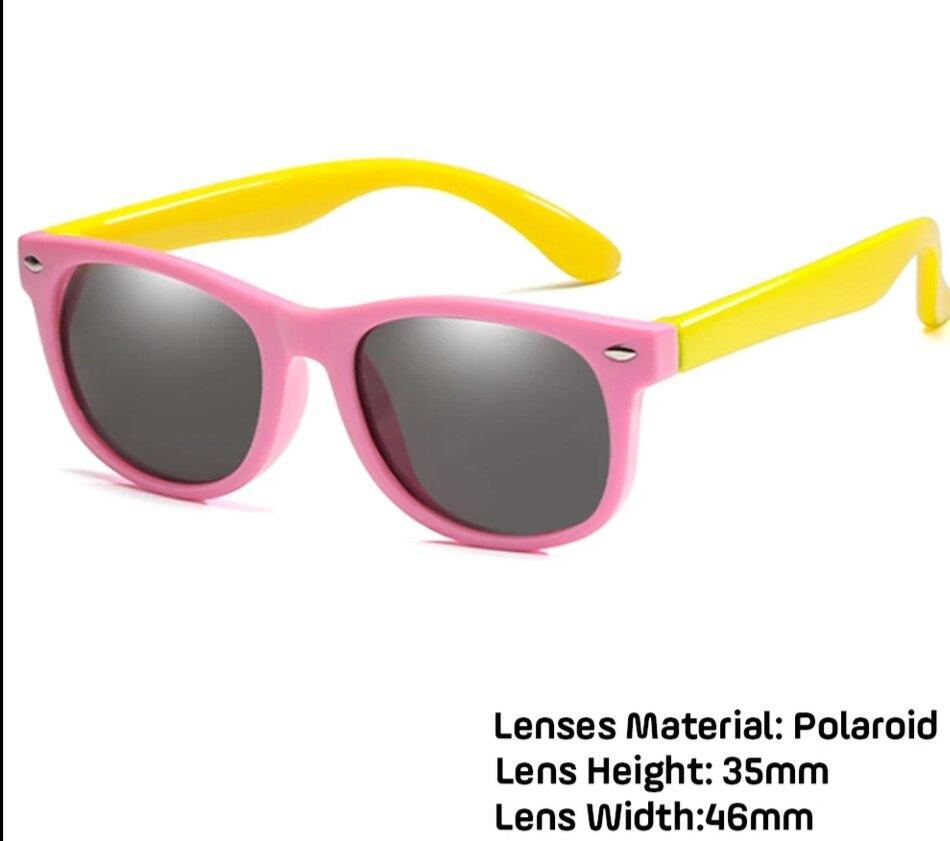 Kids Gepolariseerde Zonnebril TR90 Jongens Meisjes Zonnebril Siliconen Veiligheidsbril Cadeau Voor Kinderen Baby UV400 Eyewear