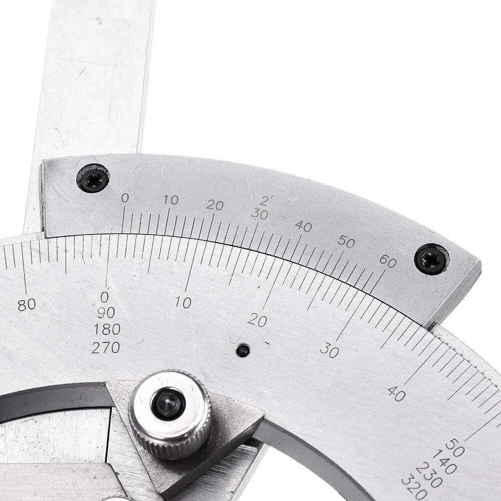 0-320 Degrees Precision Vernier Angle Ruler Universal Bevel Protractor Measuring Finder Woodworking Measuring Tools