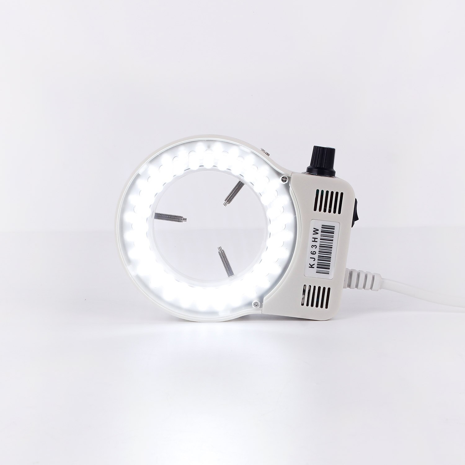 Lámpara iluminadora de Anillo de luz LED para microscopio, luz circular excelente, cámara de microscopio Industrial, fuente de luz