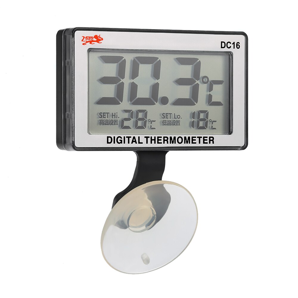 0°C~50°C Waterproof LCD Digital Digital Fish Tank Aquarium Thermometer Submersible Water Temperature Meter Temperature Control
