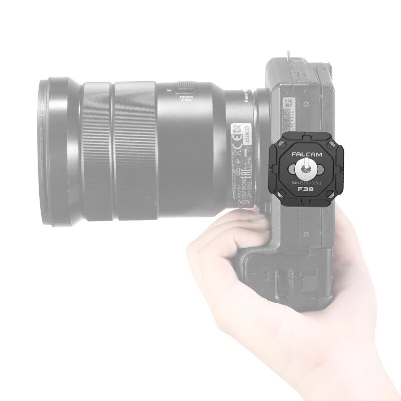 Ulanzi-Sistema de correa de liberación rápida Falcam F38, Clip Universal para cámara DSLR, placa de liberación rápida, adaptador de montaje deslizante para trípode