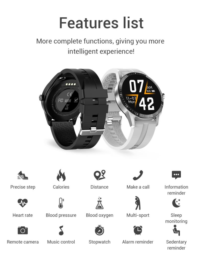 G20 montre intelligente Bluetooth appel Smartwatch hommes femmes horloge Sport Fitness Bracelet pour Xiaomi Android Huawei honneur