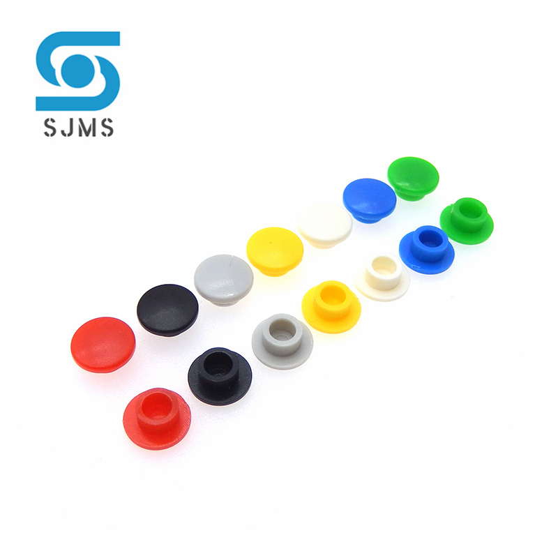 50 Stuks Tactiele Drukknop Cap A29 Schakelaar Knop Hoed Diameter 8mm Binnenste Gat id 3.1/3.2/3.4mm Voor 6*6mm Tact Micro Schakelaar