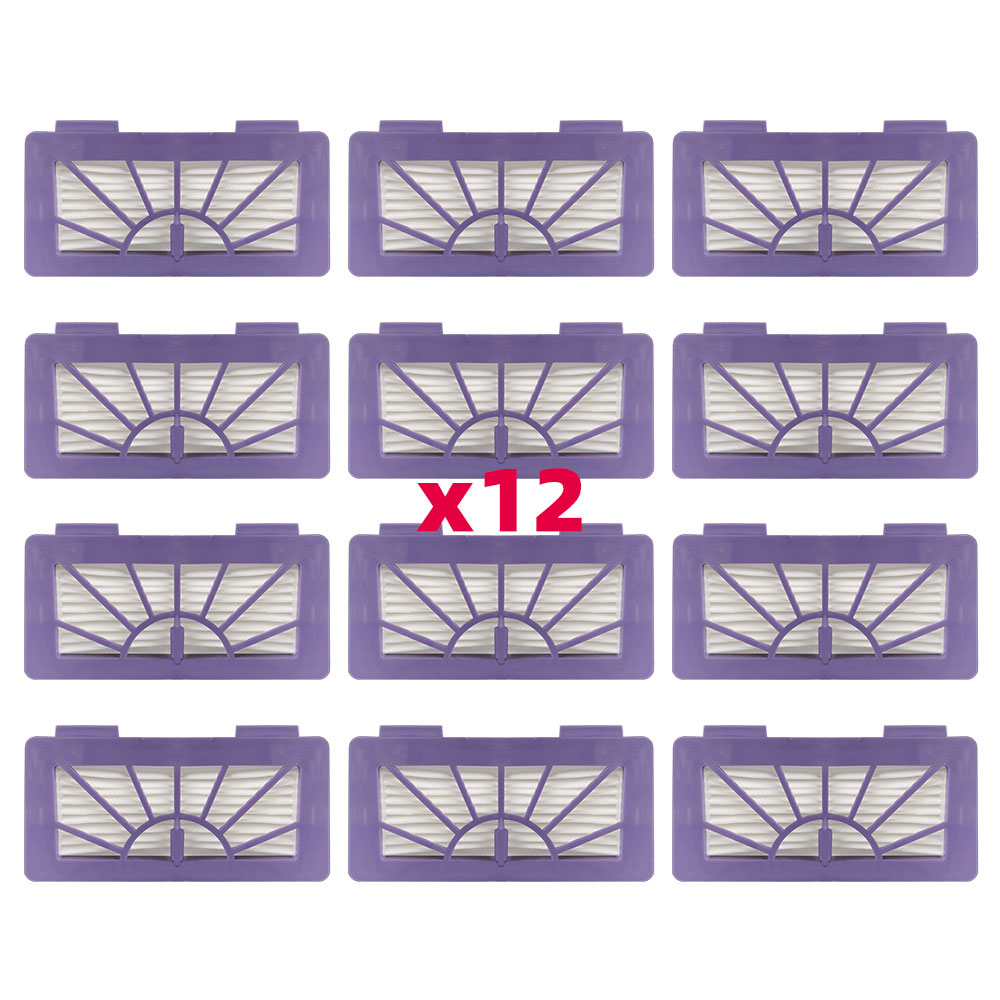 For Neato XV-11, XV-12, XV-14, XV-15, XV-21, XV-25, XV Signature Series Vacuum Cleaner Roller Main Brush Hepa Filter Parts Spare: plum