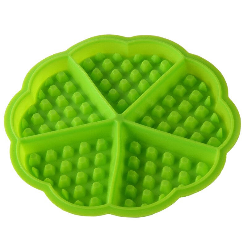 Verdickt 5-Stück Herz-Förmigen Silikon Waffel bilden Backofen Mikrowelle Cookie Cutter Haushalt Kuchen Backform DIY: 1