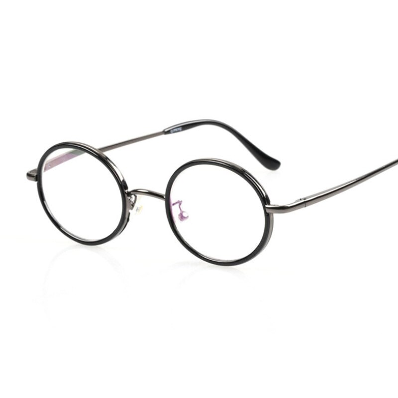 reading glasses round metal full frame retro glasses men and women reading glasses diopter 1.0-4.0 with glasses box