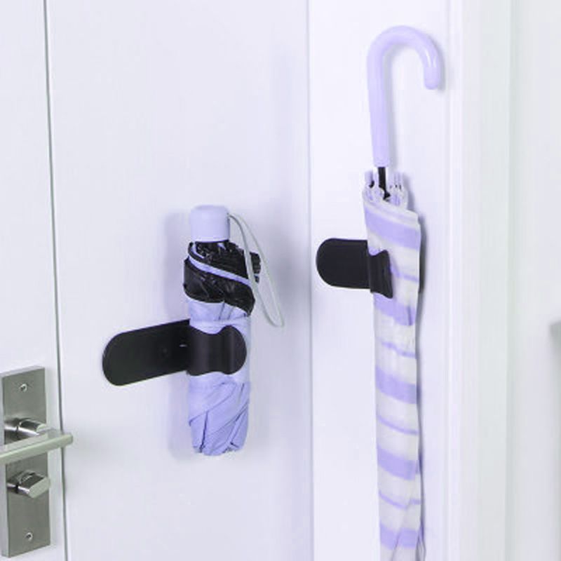 Portable Paste-type Umbrella Holder Multi-functional Small Hook Hanger Rack
