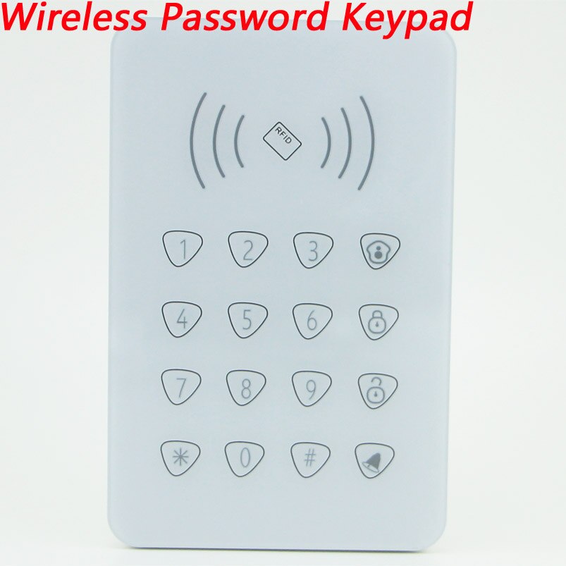 Trådløst alarm tilbehør ip kamera/dør/pir/sirene/røg/gas/vand/adgangskode tastatur sensor til wifi gsm gprs sms alarmsystem