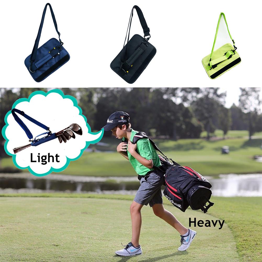 Mini Golf Club Bag Draagbare Lichtgewicht Golfclubs Draagtas Met Drie Clubs Mini Nylon Golfclubs Golf Accessoires Tas cover