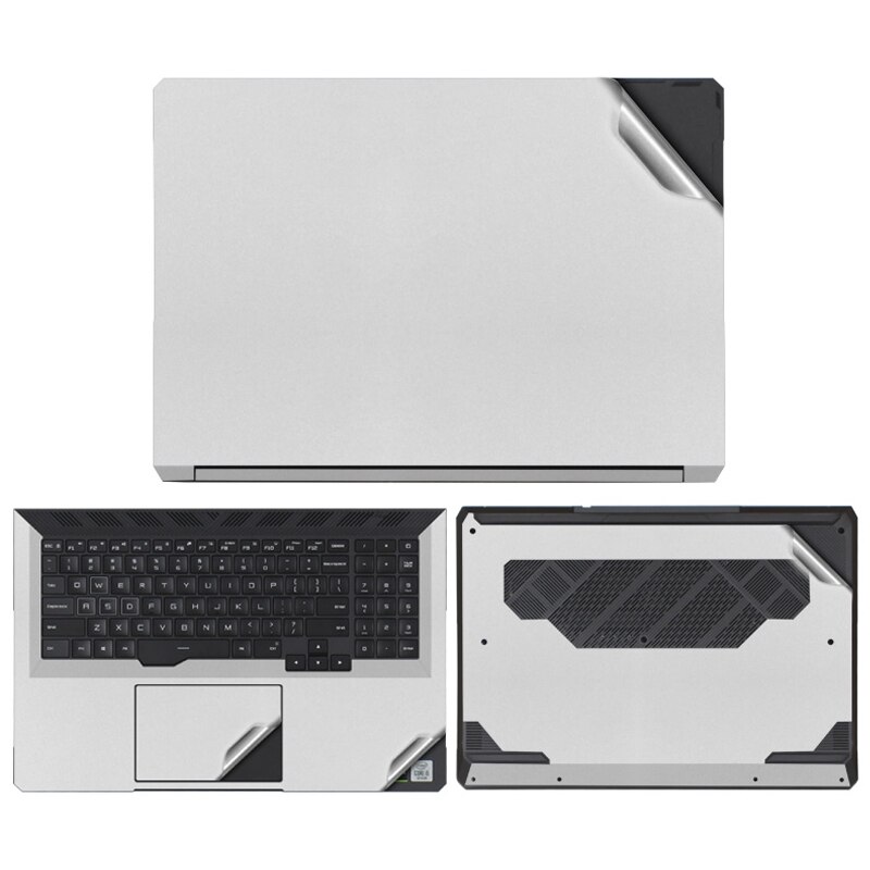 Laptop Skins for All Xiaomi Redmi G 16.1 PVC Vinyl Decal Sticker for Xiaomi Redmi G 16.1 Protective Film Capa Para: Silver