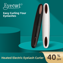 Eyecurl Electric Eyelash Curler Black White Eyelash Curler Electric Heated USB Rechargeable Eyelash
