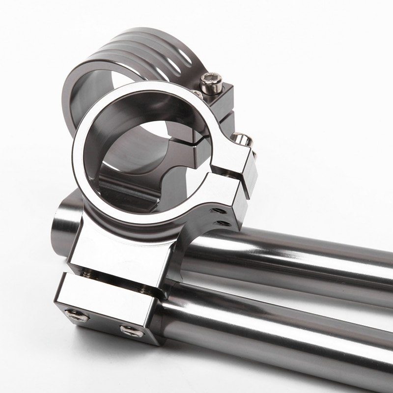 Smok cnc motorcykelstyre höjt högre clip ons 33 35 37 41 43 45 46 48 50 51 53 54 mm clip on klämma gaffel styre moto