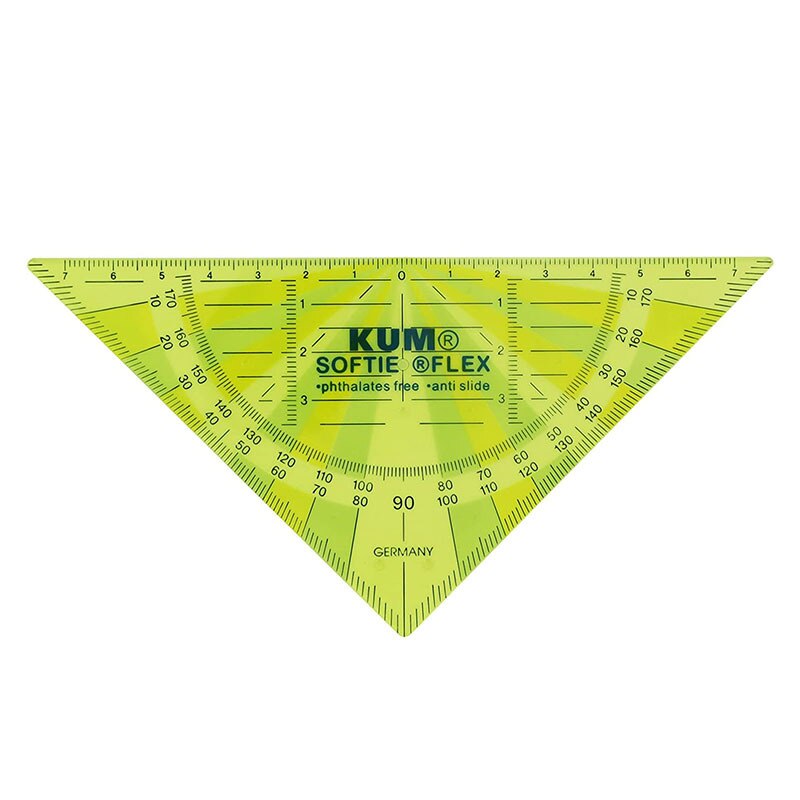 Tyskland kum kum 262 softie flex 16cm fleksibel skridsikker gennemsigtig flerfarvet miljøbeskyttelse sæt firkantet: Grøn