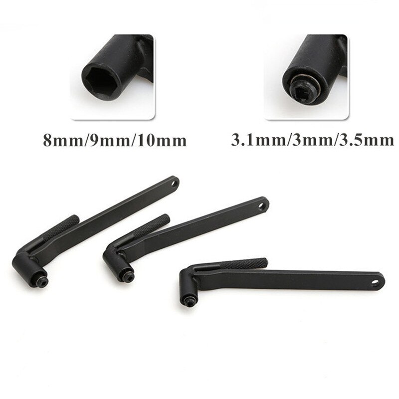 Motorcycle Engine Valve Adjustment Tool Square / Hexagon Valve Screw Wrench 8mm 9mm 10mm for Honda Xr400 Gy6 Etc Engine Valve