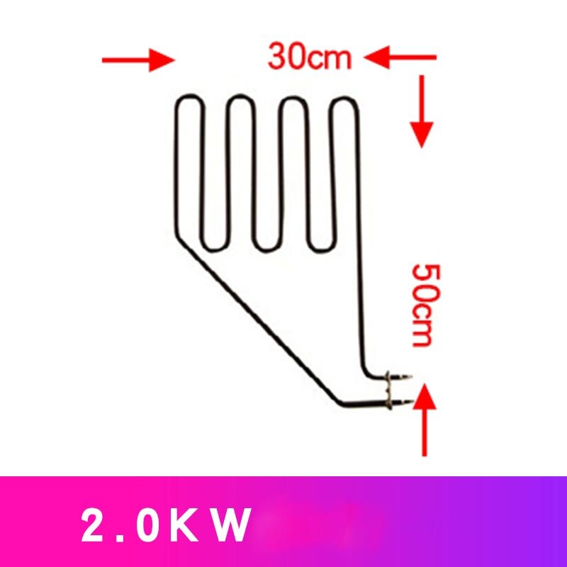 Sauna heating element 304 stainless steel for sauna heater electric tubular heater U-shaped heating element 1.5 / 2 / 2.5 / 3kw