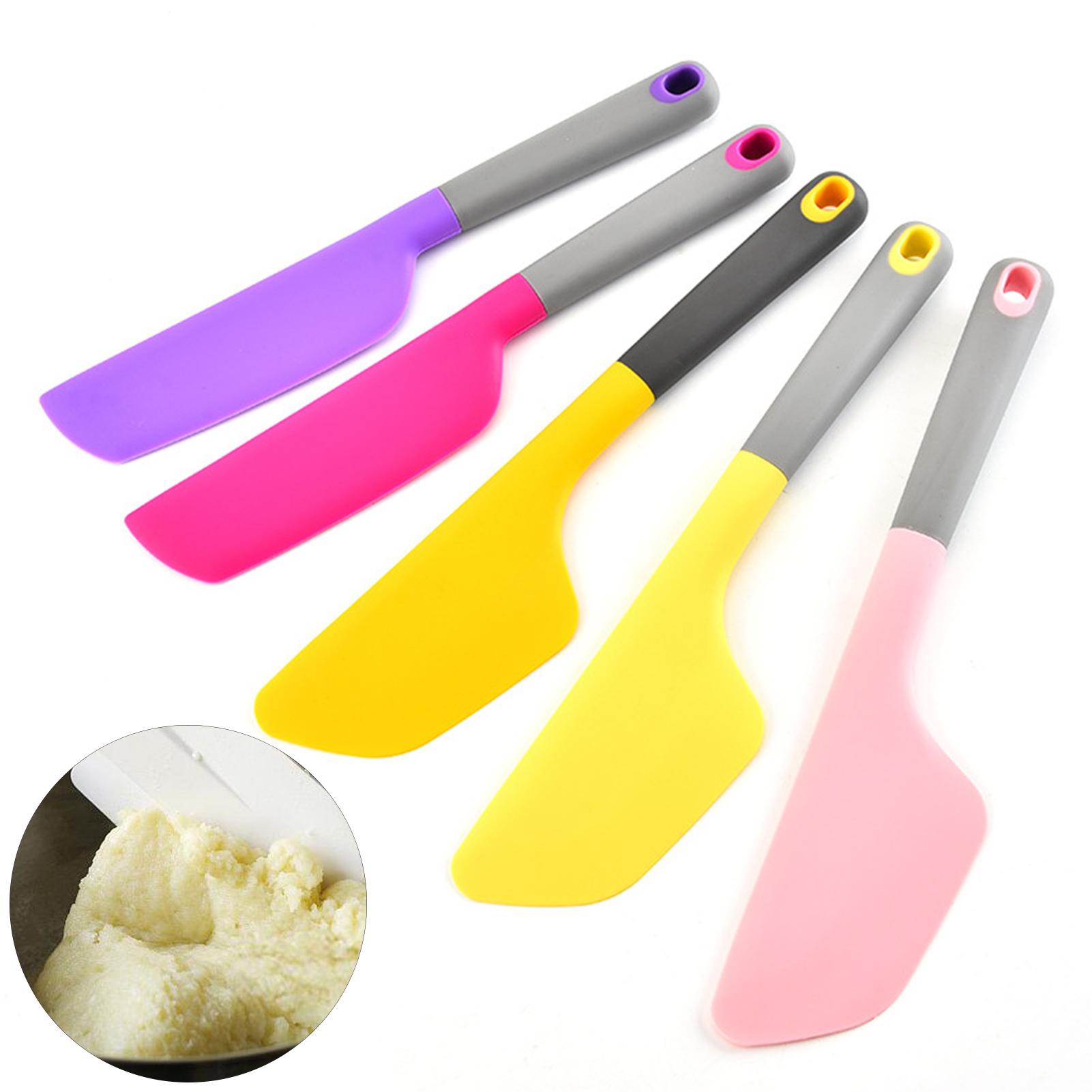 Nonstick Butter Silicone Spatula Baking Spatula Multicolor Silicone Cake Spatula Scraper Multi-function Home Kitchen Baking Tool
