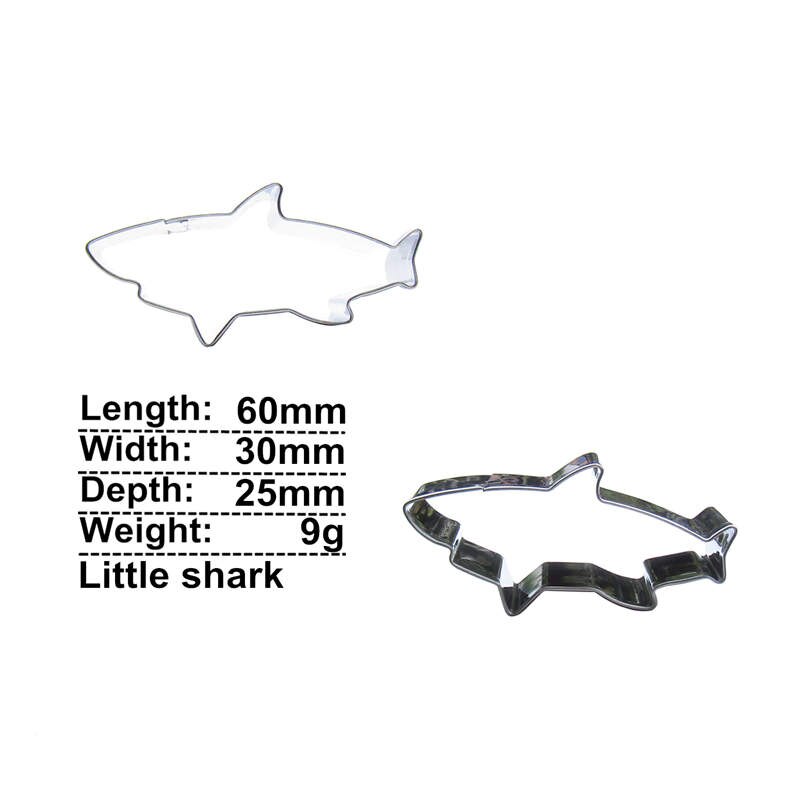 Sheep shark Bat fish turtle violin shell woman Cookie Cutter Biscuit Press Stamp Embosser Sugar Pasty Cake DIY Baking Mould: H610