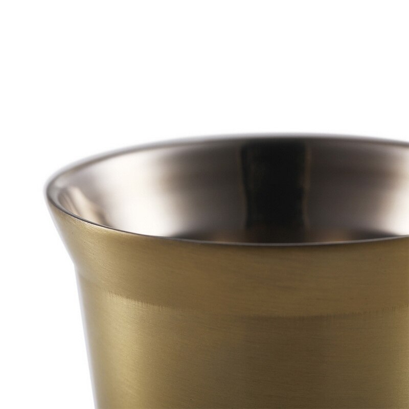 Espresso Becher Edelstahl draussen tragbar Tasse Doppel Zauberstab Reise Becher Vakuum Isolierte Kaffee Tasse Pulver Beschichtet heißer