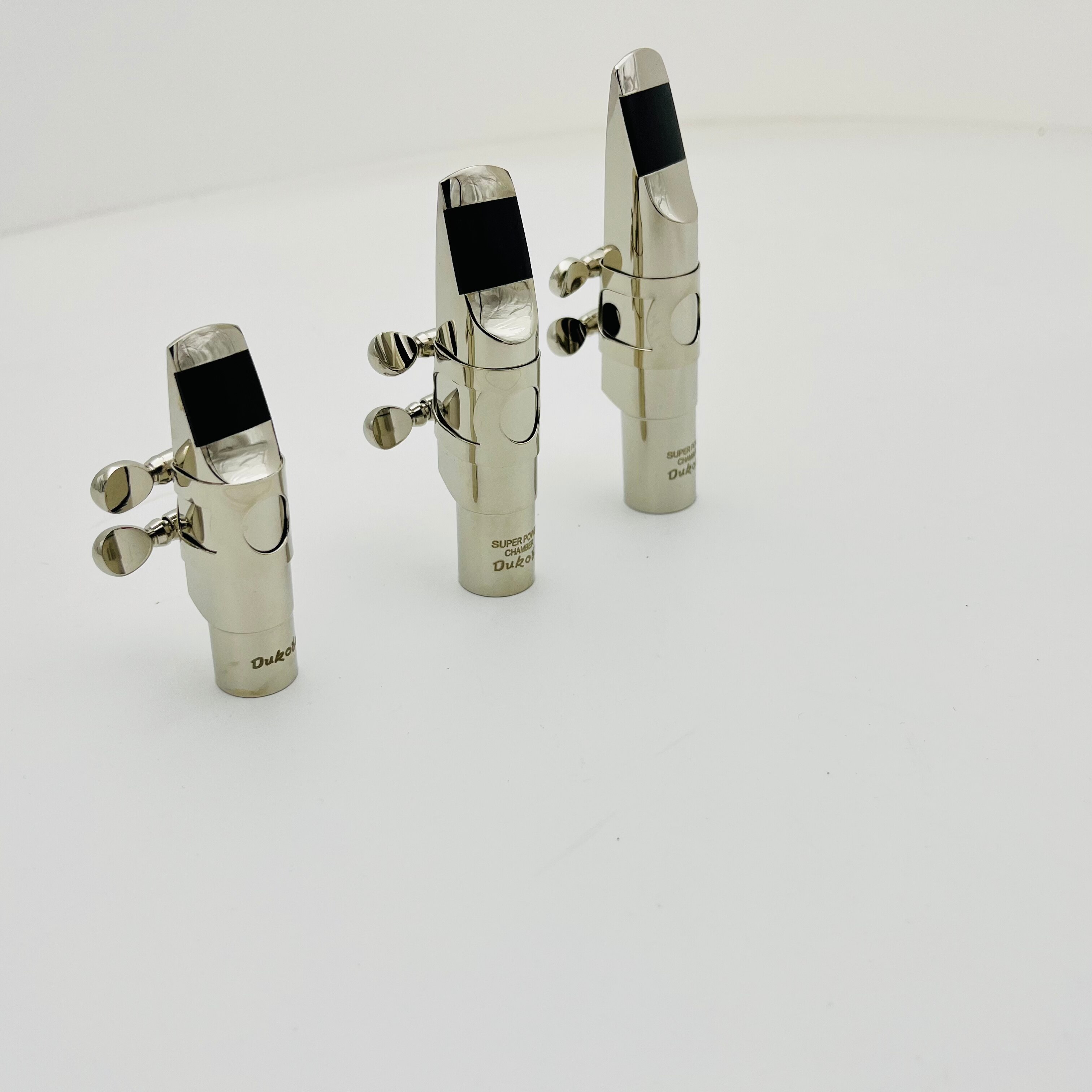 Real Pictures Dukoff Saxophone Mouthpiece Alto Soprano Tenor Size 5 6 7 8 9 Nickel Plated Sax Accessories