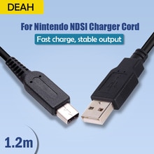 USB Charing Cable For Nintendo NDSI DSi 3DS 2DS XL/LL 3DSXL 3DSLL 2DSXL 2DSLL Controller Data Charger Cord Wire Game Accessories