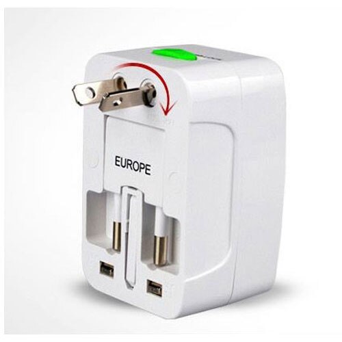 Universal World Charger Adapter Plug All in one Travel AC Power Adapter Converter US UK AU EU Plug Socket Electrical Option USB
