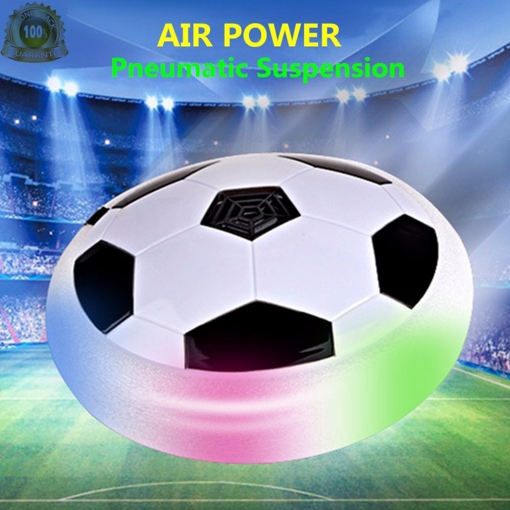 Voetbal Speelgoed voor Kinderen FlyBall Kleurrijke Led-verlichting Air Power Voetbal Vliegende Bal Kinderen Knipperende Sport Game juguetes