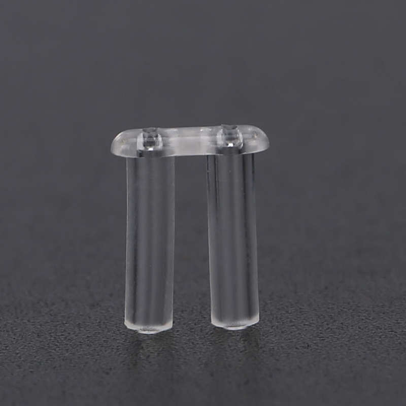 Accesorios de equipo para gafas sin montura, hebilla de plástico para reparación de anteojos, 200 piezas