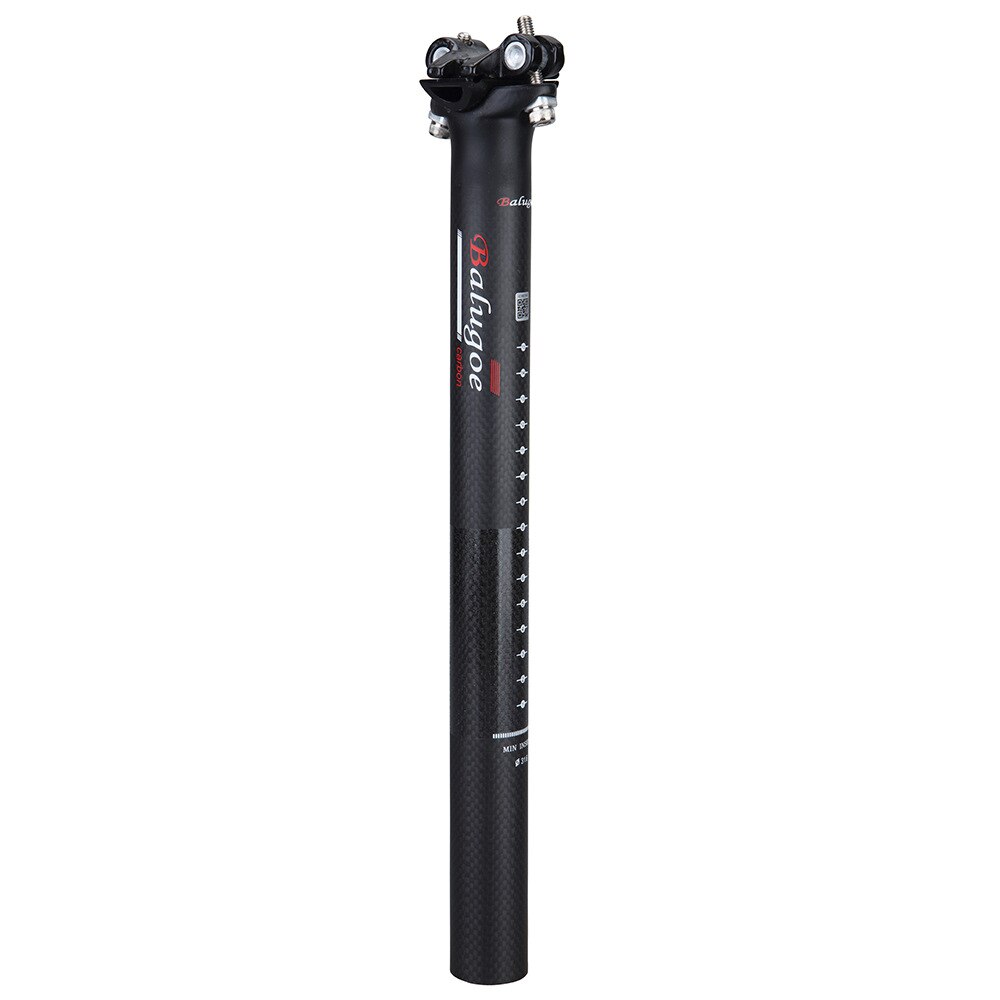 BALUGOE Mountain Road 3K Full Carbon Fibre Bicycle Seatpost 27.2/30.8/31.6*350mm400mm Carbon Bike Seatposts MTB Bike Parts