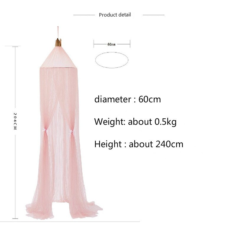 Zanzara Letto Netto Del bambino Tenda Baldacchino Tenda Del bambino Retine E Zanzariere Culla Appeso cupola Della Principessa Della Ragazza I Bambini Giocano Tenda Decorazione Della stanza Dei Capretti