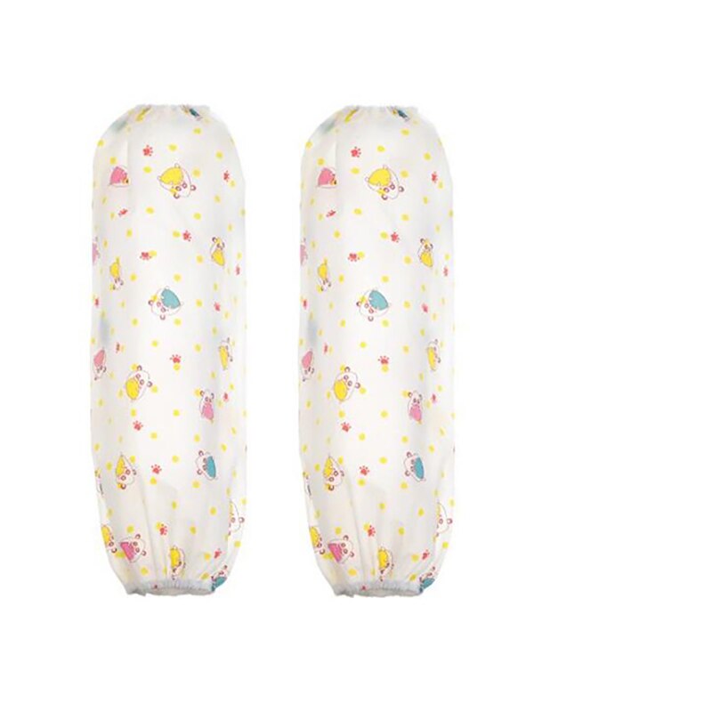 Cute Cartoon Adult Long Waterproof Cuff Male And Female Kitchen Clean Antifouling Oil Protection Cuff Cleaning Tools Accessories