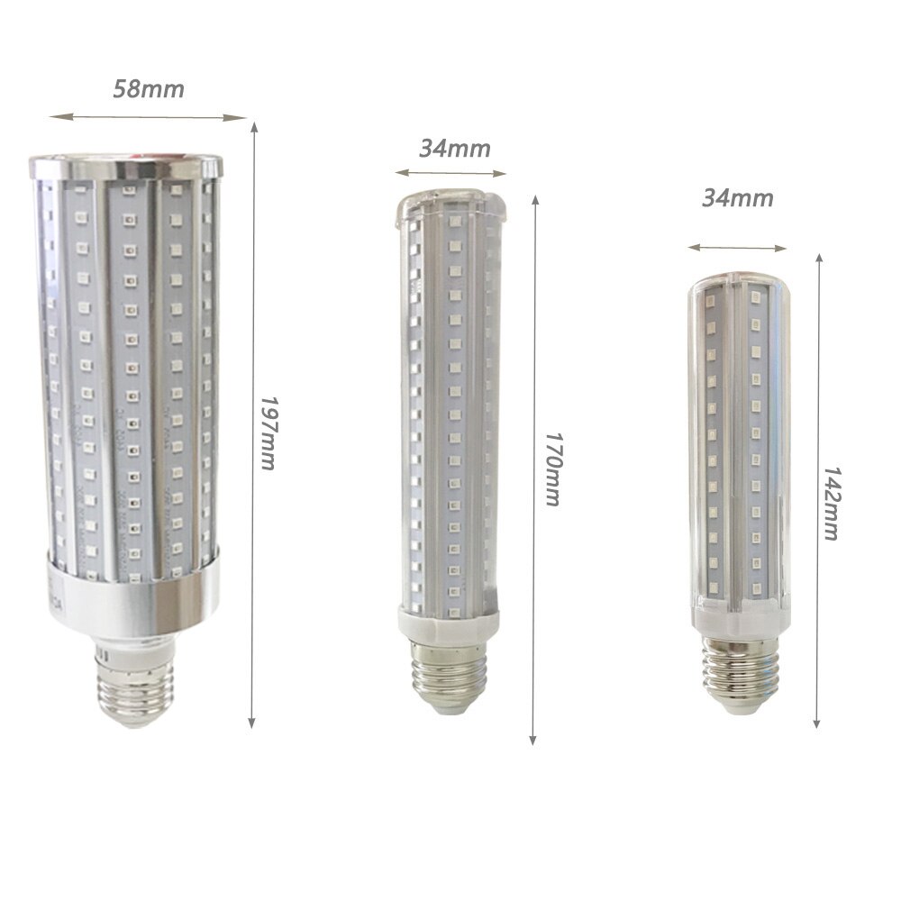 E27 Ultraviolet Led Germicida Lamp Disinfecting Light UV LED Disinfection LED Bulb 110V LED UVC Bulb 220V Bactericidal Light 60W