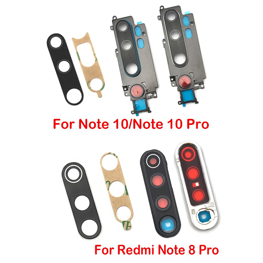 Nowy dla Xiaomi Mi Note 10 Pro tylna kamera wymiana obiektywu szklanego dla Redmi Note 7 8 Note7 Note8 Pro