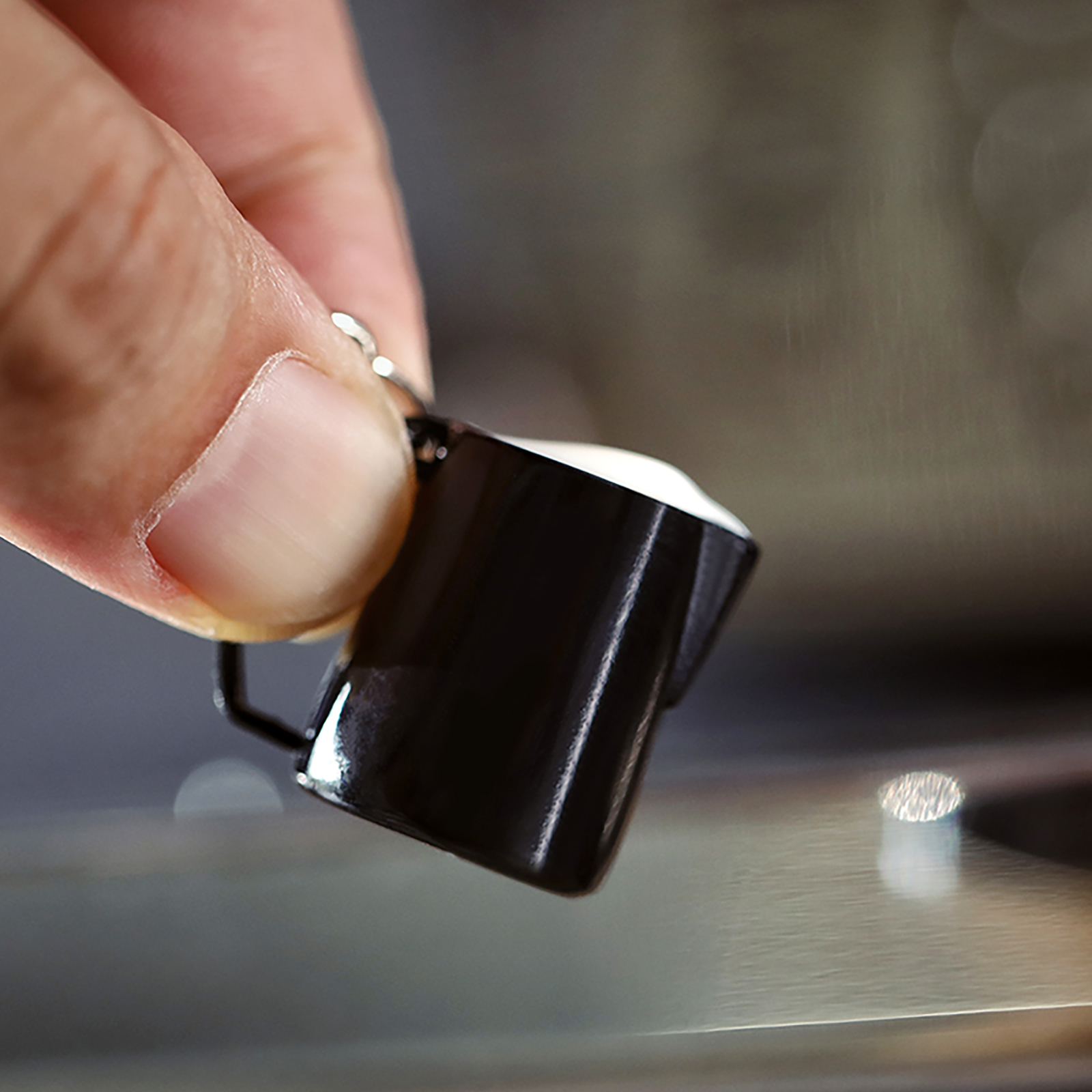 MHW-3bombardiere Portachiavi serie caffè mini souvenir Accessori caffè Portachiavi chic Regalo di compleanno creativo per gli amanti del caffè