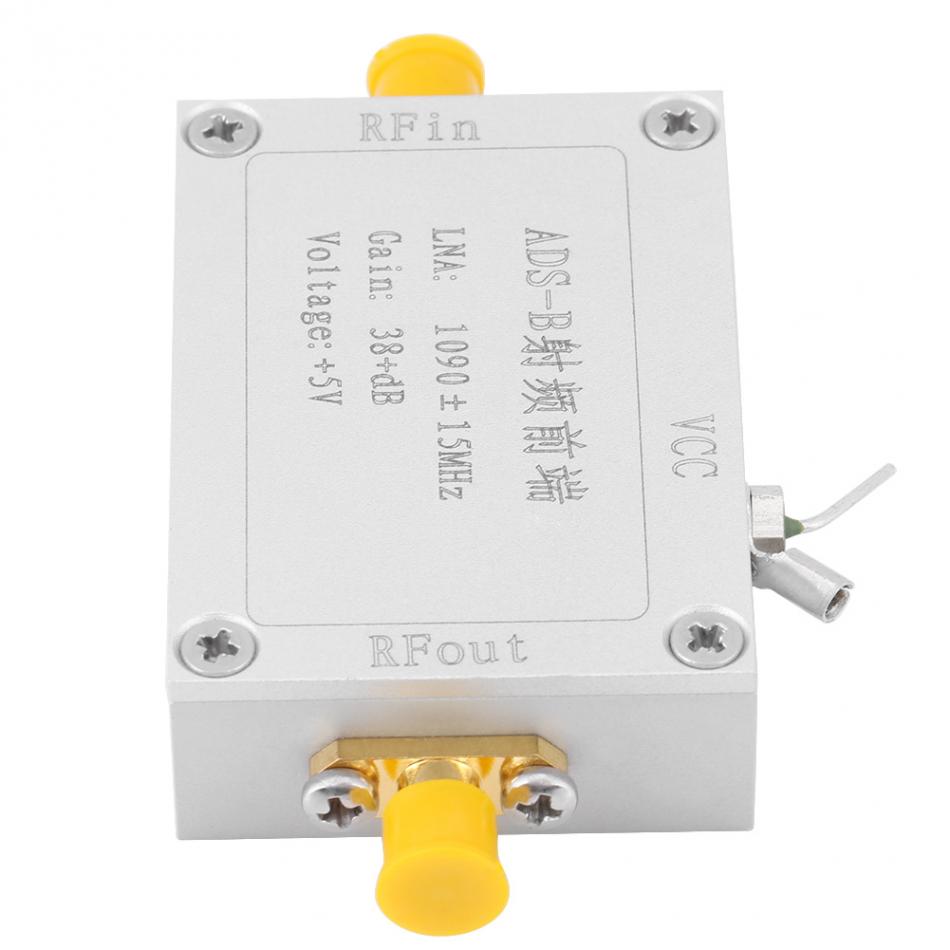 ADS-B 1090MHz Front-end Radio Frequency Low Noise Amplifier 38dB Gain LNA High Broadband Module Digital Linearity RF Amplifier