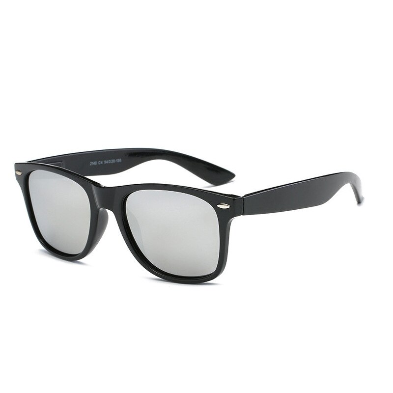 Wood Grain sunglasses polarized UV400 brand Male driving glasses sunglasses men #PS001: silver-black
