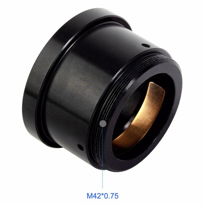 1.25 polegada m42x0.75 a 1.25 polegada astronomia telescópio adaptador anel de compressão monocular