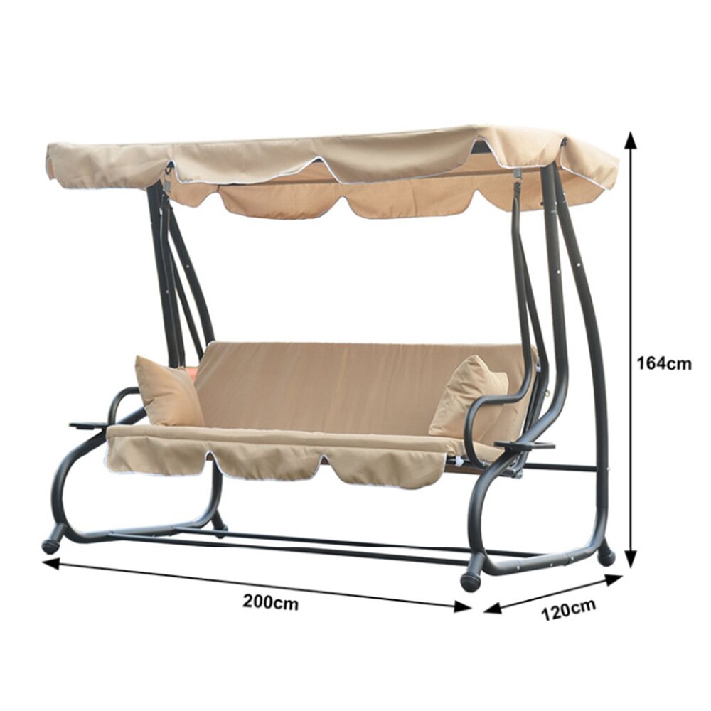 Solid Outdoor Waterproof Summer Garden Courtyard Swing Awning Solid Swing Tent Gazebo Canopy Outdoor Tools And Accessories