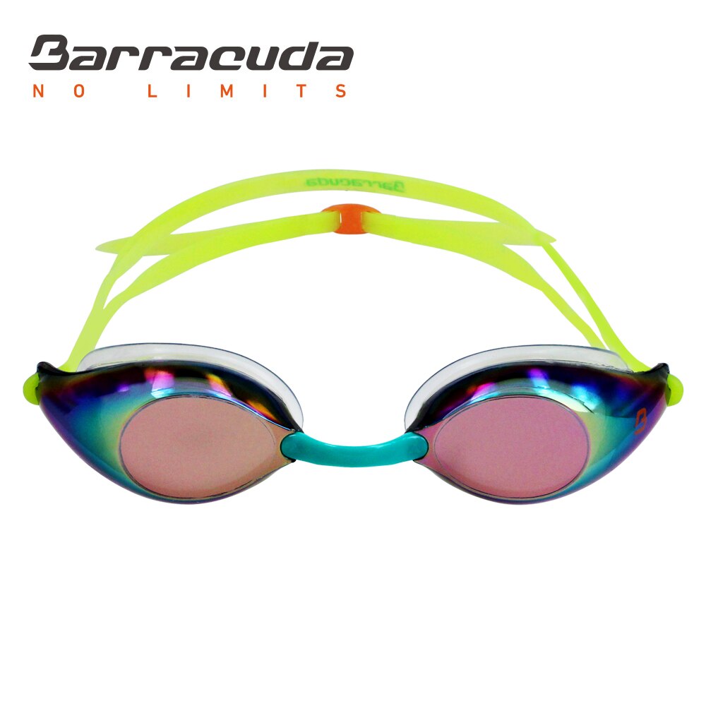 Barracuda Zwembril Vloeibare Spiegel Lenzen Siliconen Pakkingen Uv Bescherming Anti-Glare Concurrentie Racing Voor Volwassenen #91510